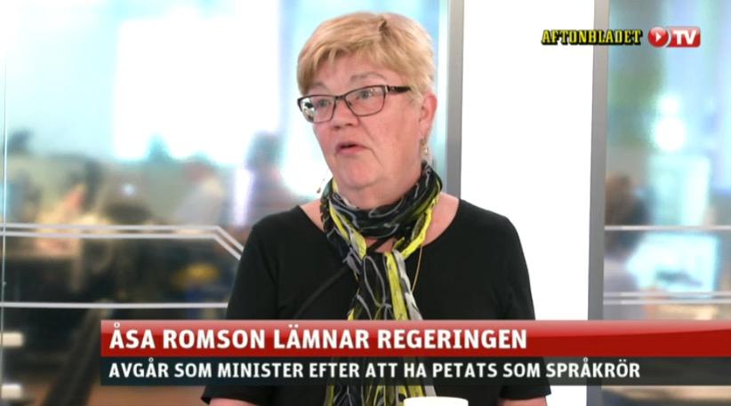 Lena Mellin om Åsa Romsons avgång