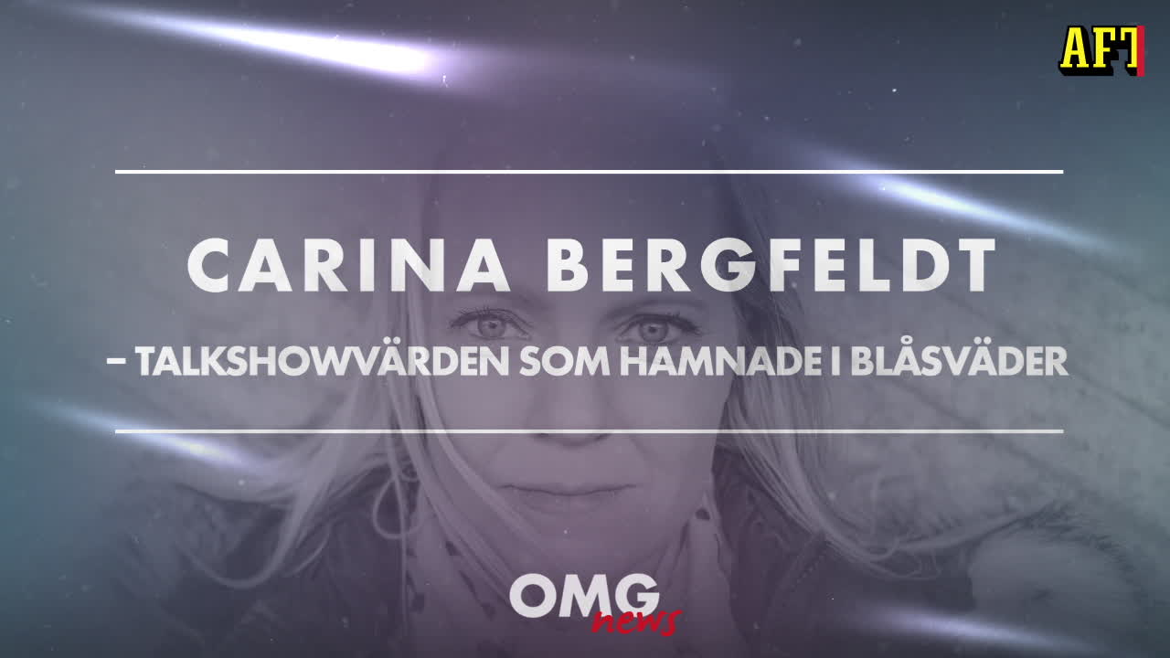 Carina Bergfeldt - talkshowvärden som hamnade i blåsväder