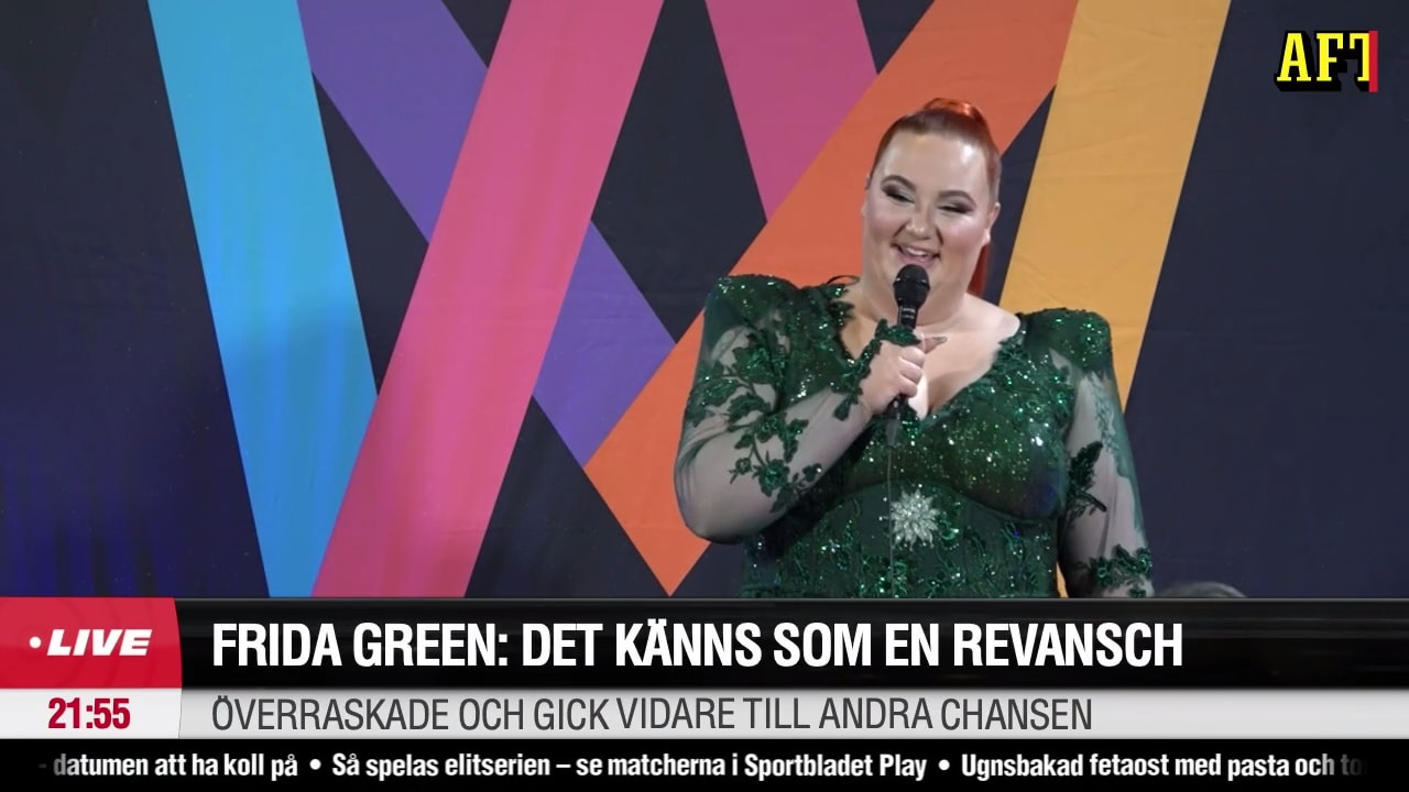 Så laddar Frida Green upp inför andra chansen: "Ska tillbaka till jobbet på Coop"