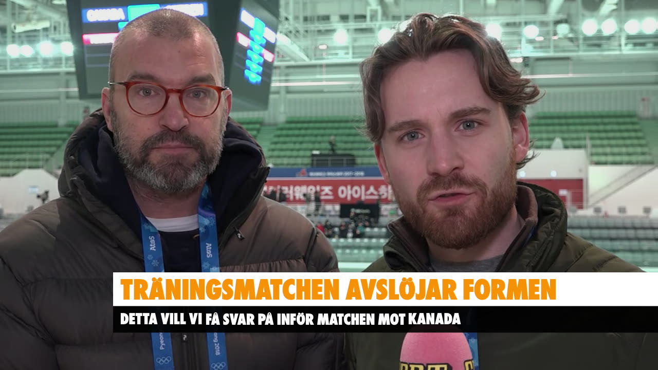 Han vaktar svenska målet i öppningsmatchen