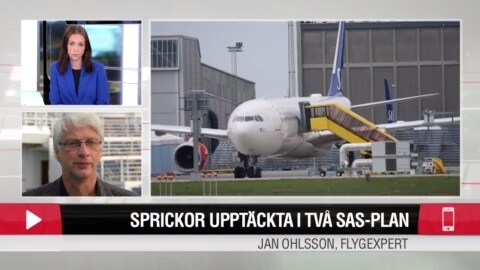 Flygexpert om SAS-plan: ”Sprickbildningar kan leda till att man förlorar vingen”