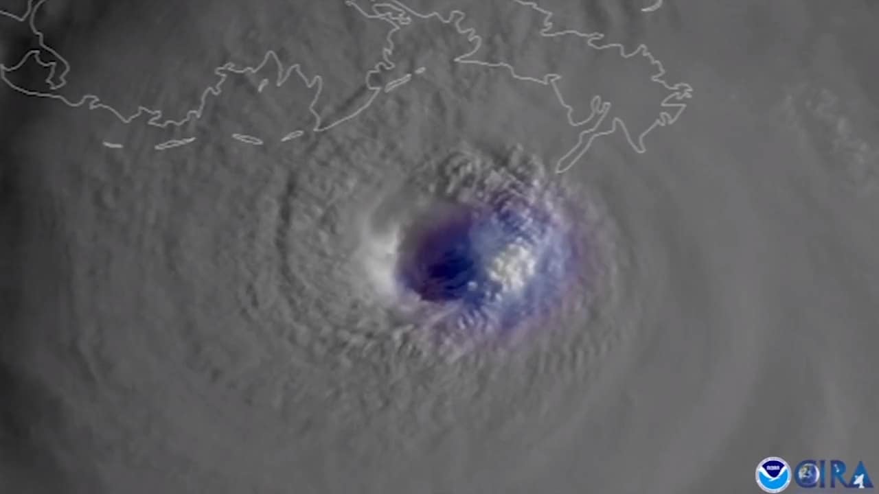 Satellitbilderna visar: Här slår orkanen Ida till mot Louisiana