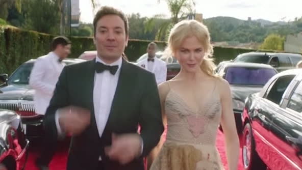 Kändisarna inledde galan med dans