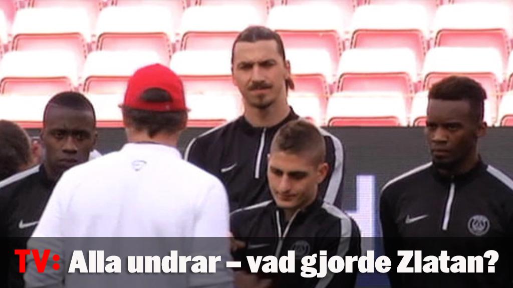 Alla undrar – vad gjorde Zlatan?