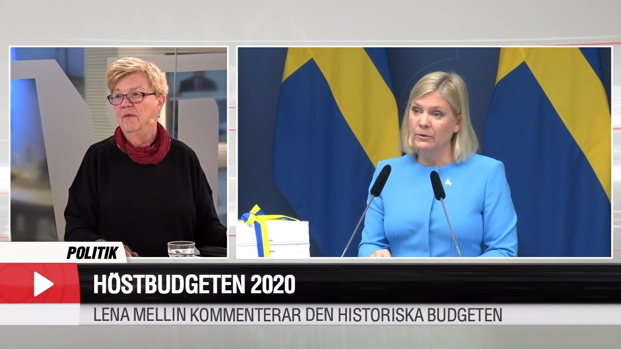 Lena Mellin om höstbudgeten: "Alla vinnare i årets budget"