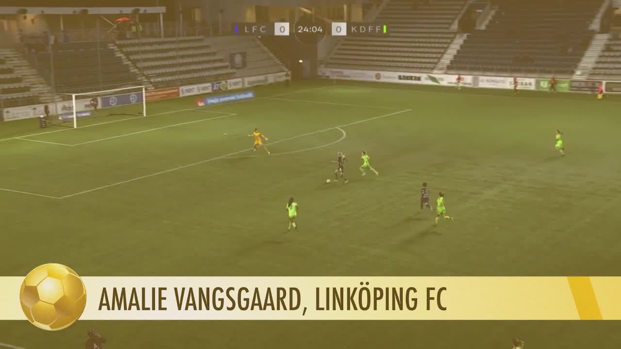 Årets hattrick - Amalie Vangsgaard, Linköping FC