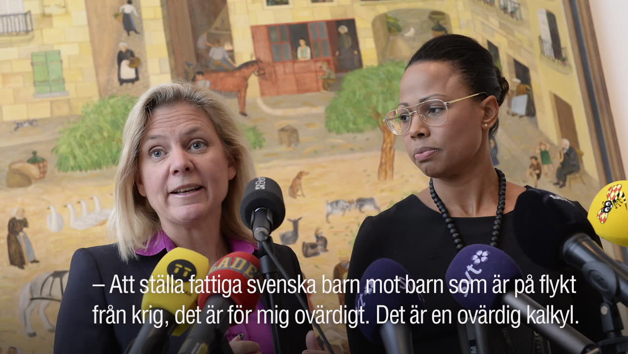 Hör Alice Bah Kuhnkes kritik mot Magdalena Andersson