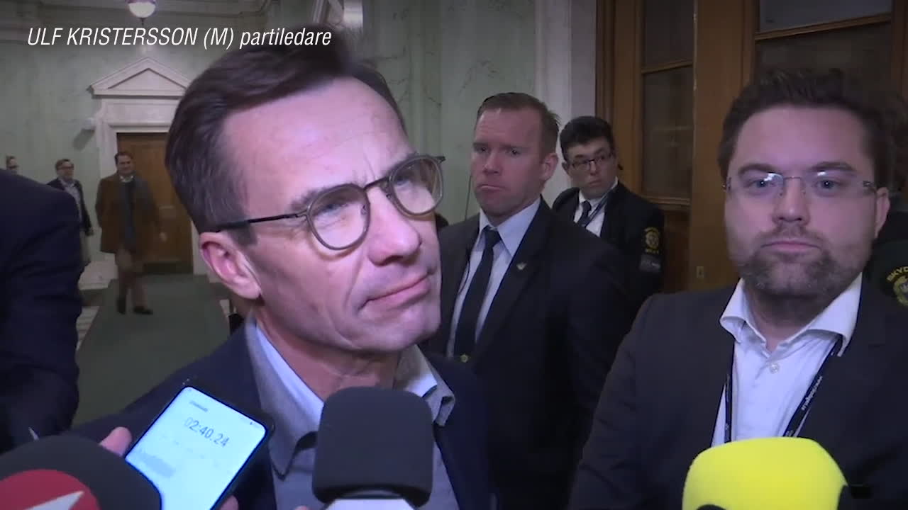Kristersson (M): "Jag har inte sett nån lista"