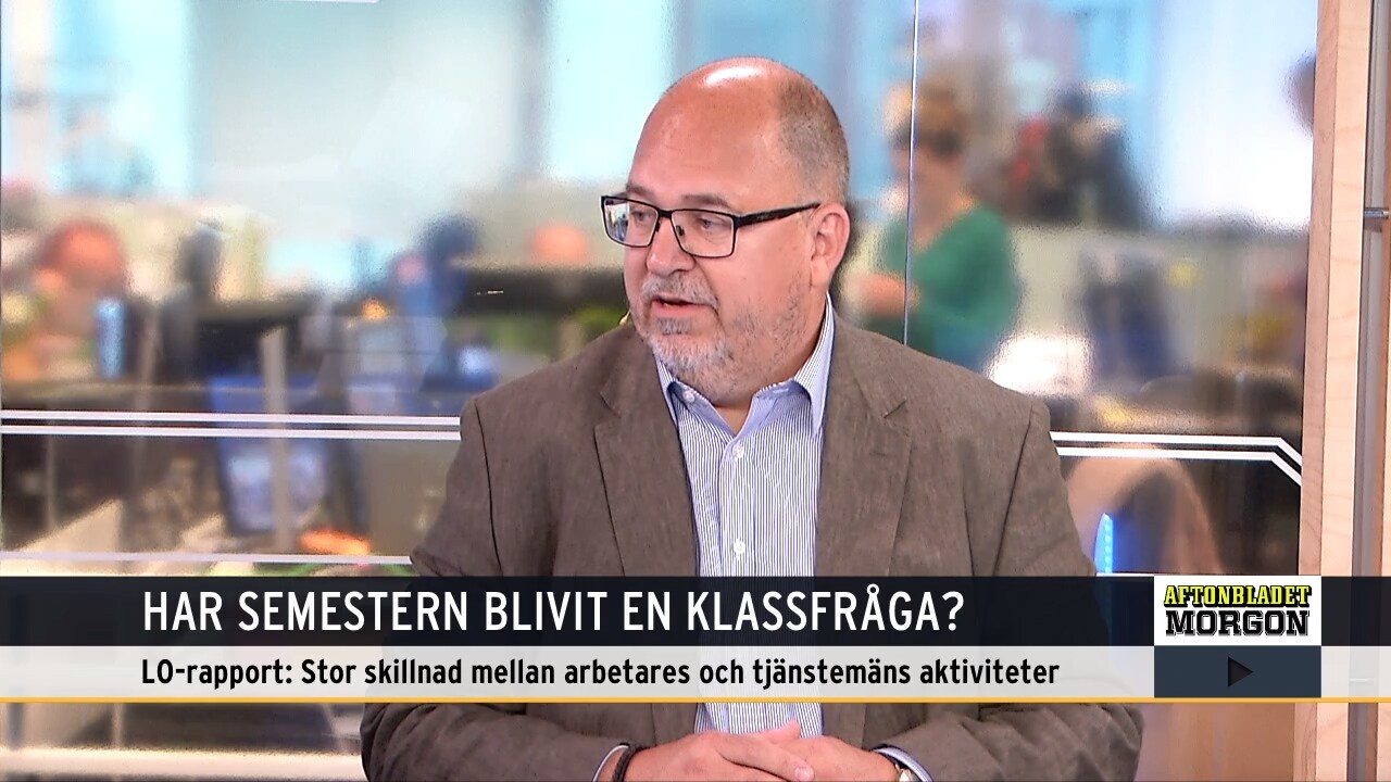 ”Dubbelt så många av arbetarna jämfört med tjänstemän kan inte åka på semester”