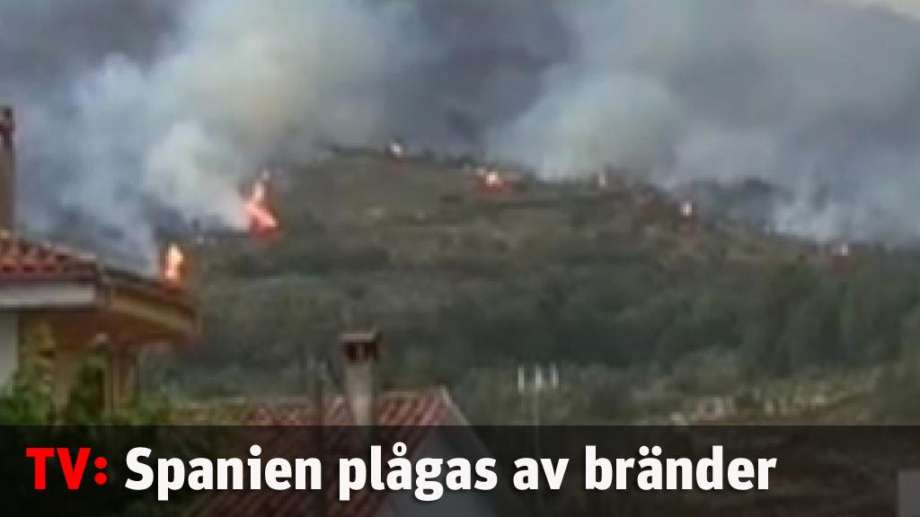 Spanien plågas av torka och bränder