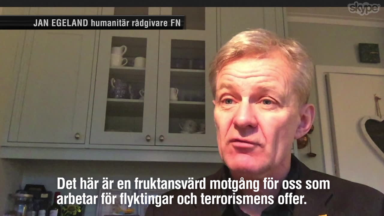 Egeland: "En sorglig dag för mänskliga rättigheter"