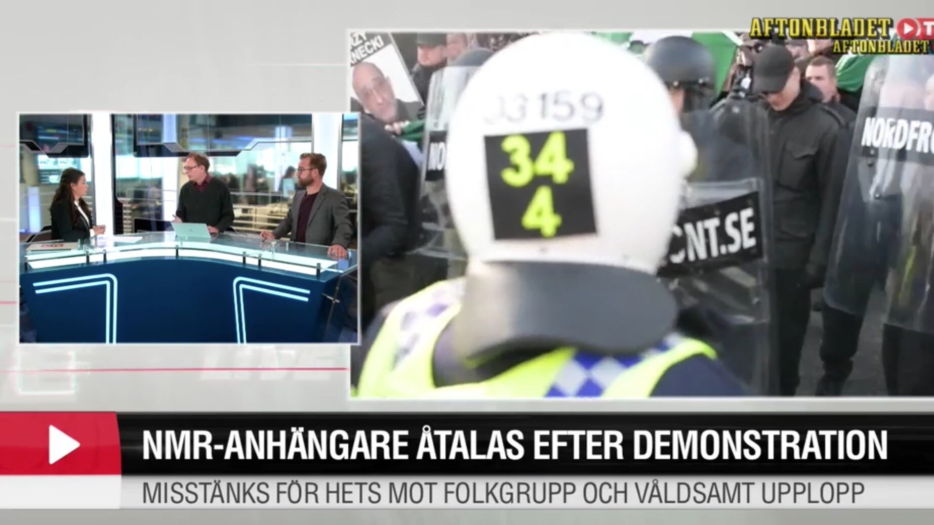 NMR-anhängare åtalas efter demonstration