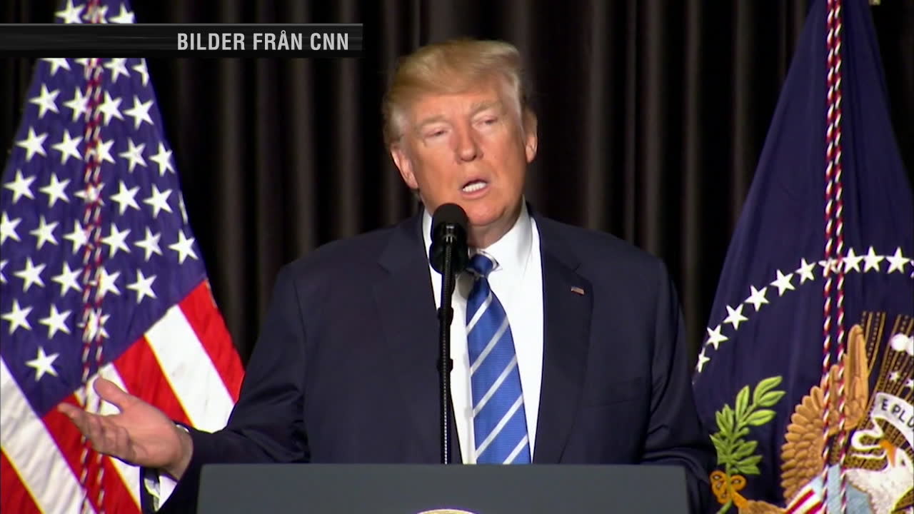 Trump: "Vackert skrivet"