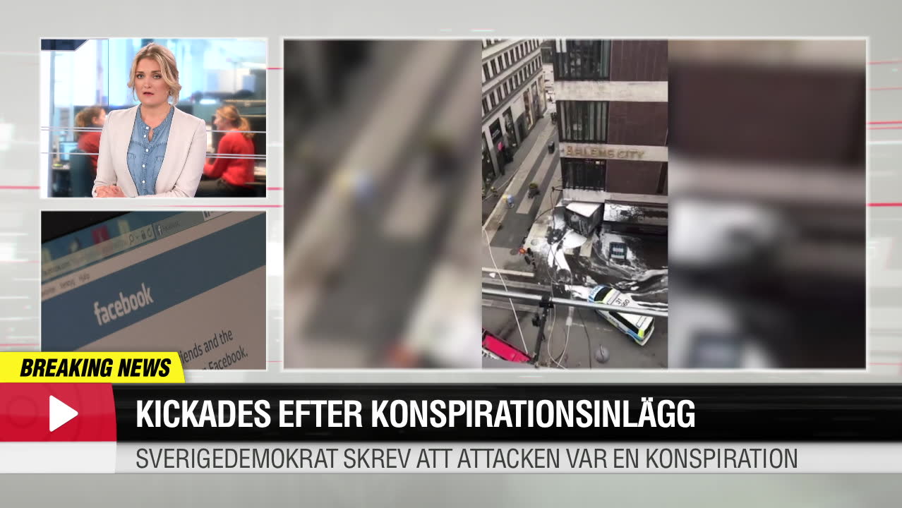 Kickades efter konspirationsinlägg