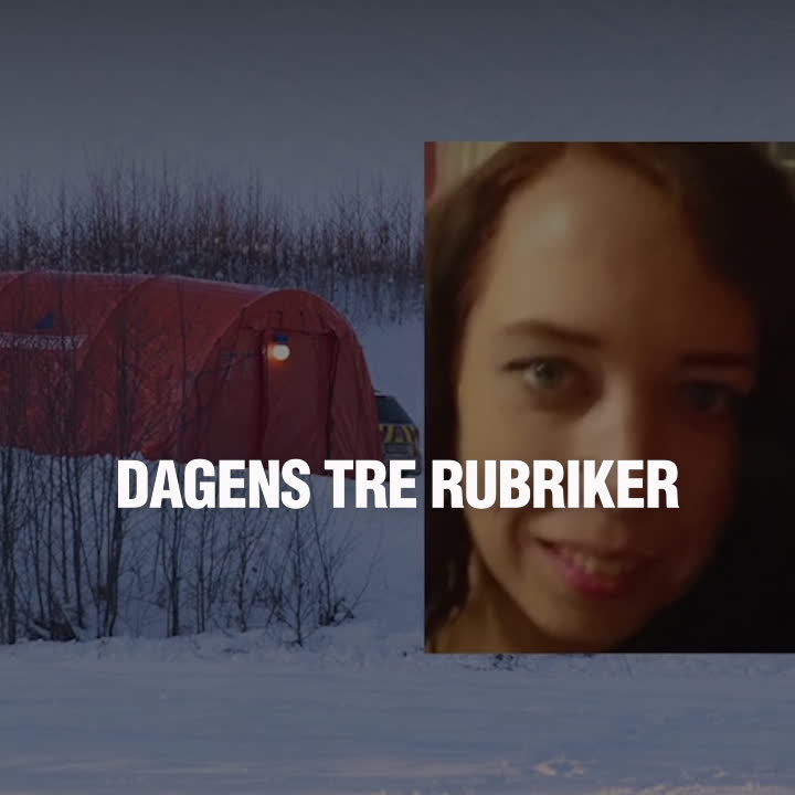 Dagens tre rubriker 23 maj