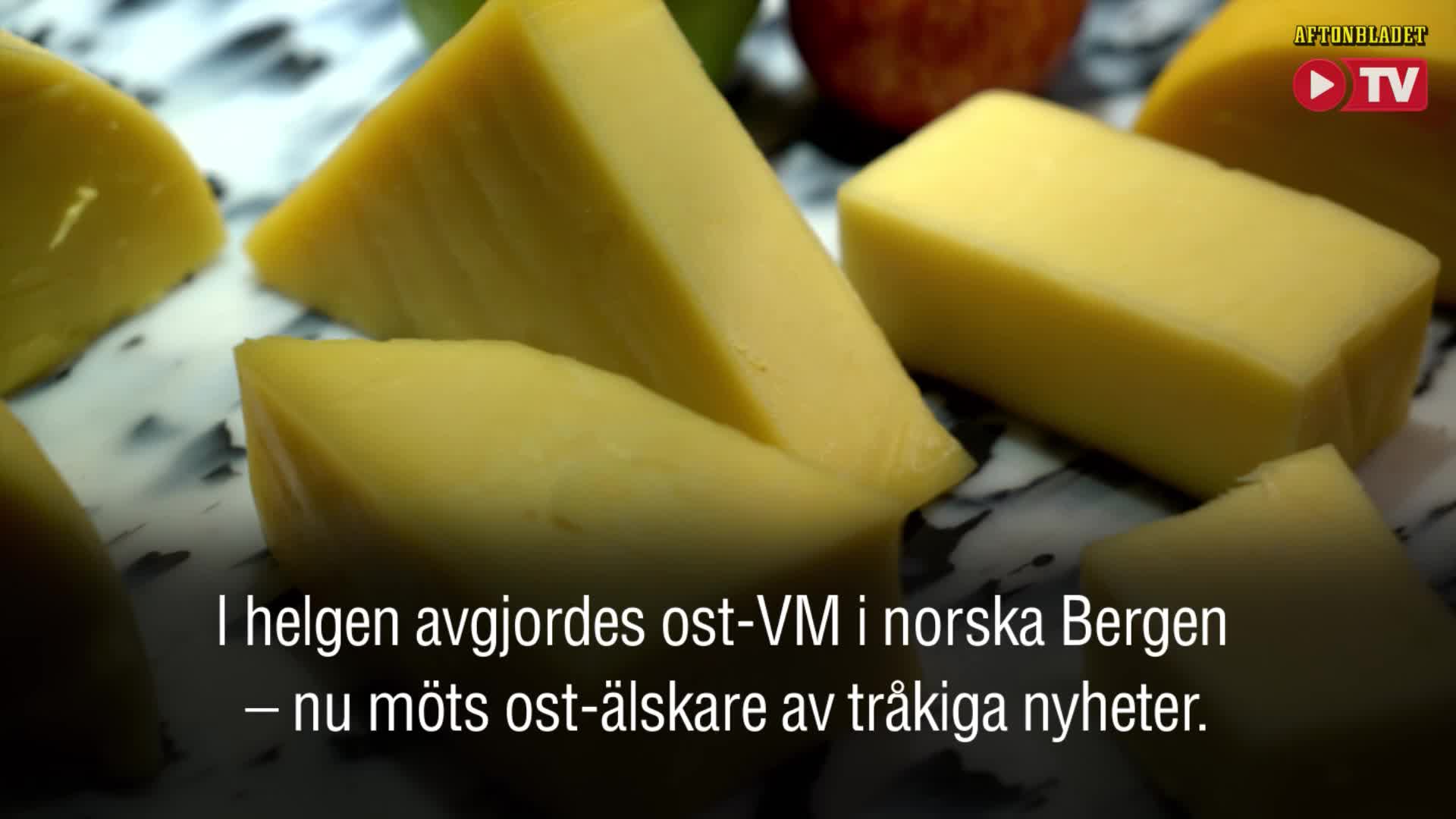 Ost-älskarnas mardröm – flera ton ost slängs