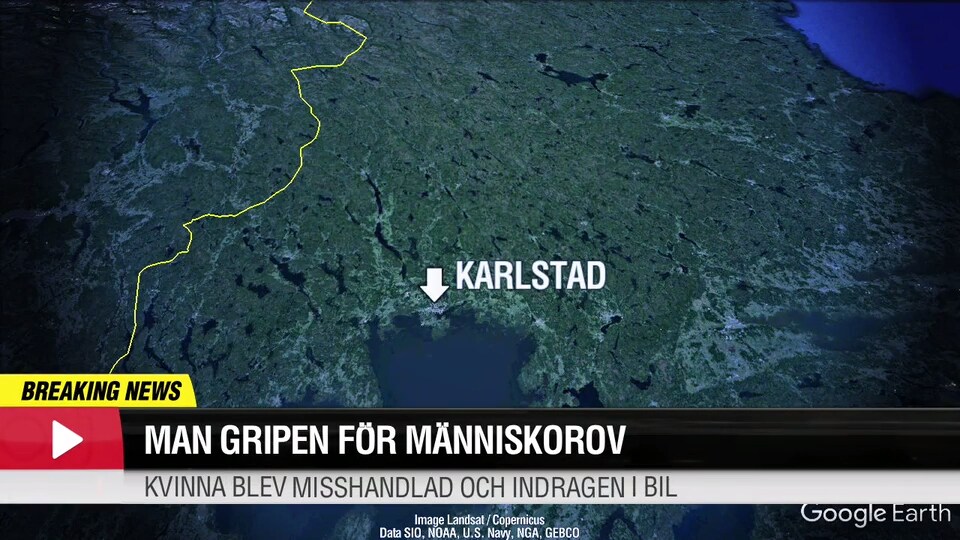 Man gripen för människorov