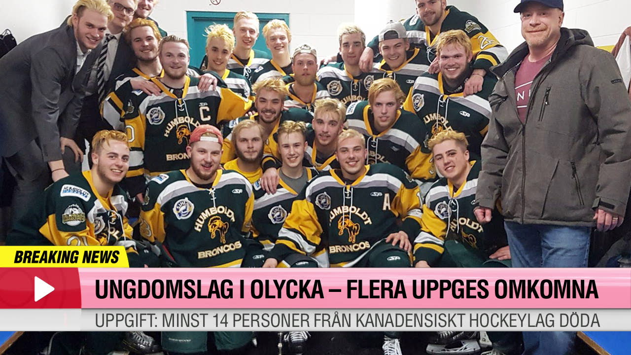 Ungdomslag i olycka - flera uppges döda - Aftonbladet TV