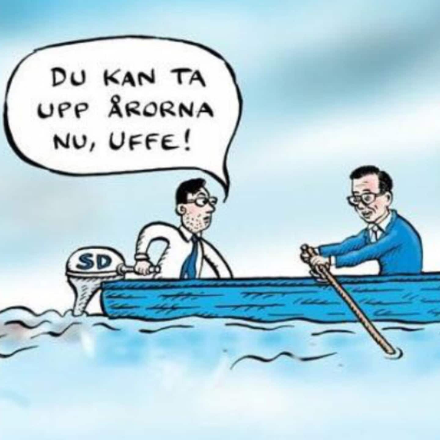 Tar man Jimmie i båten får man ro honom i land