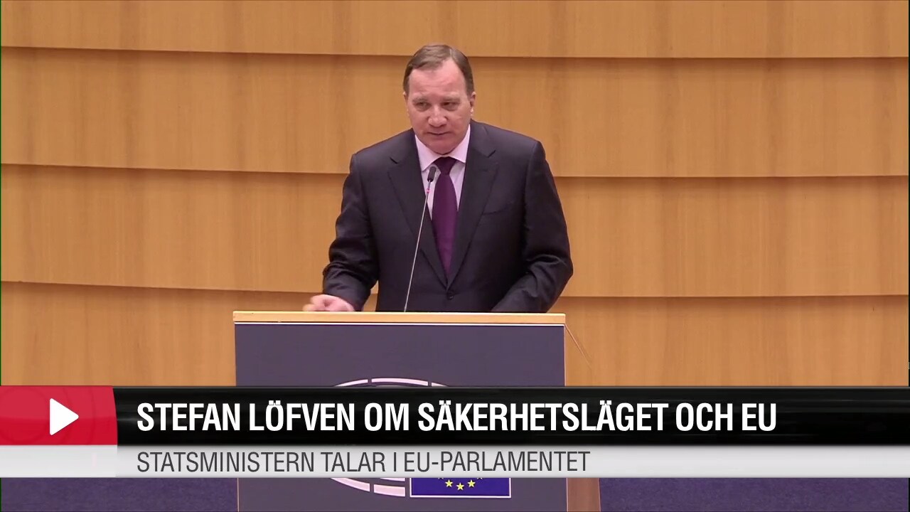 Stefan Löfven om säkerhetsläget och EU