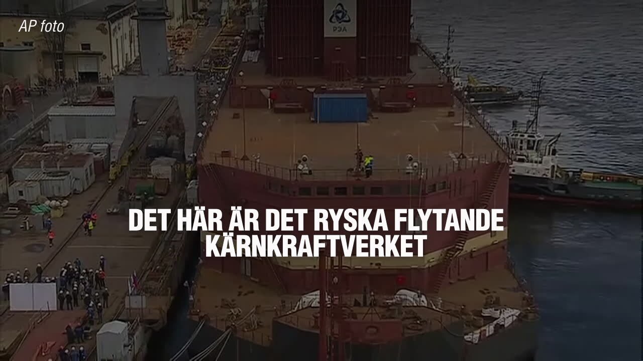 Det här är Akademik Lomonosov – det flytande ryska kärnkraftverket