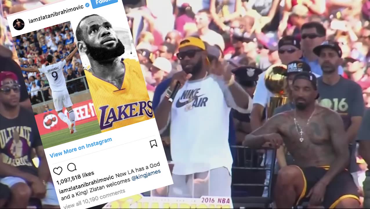 Zlatan: ”Nu har LA både en gud och en kung”