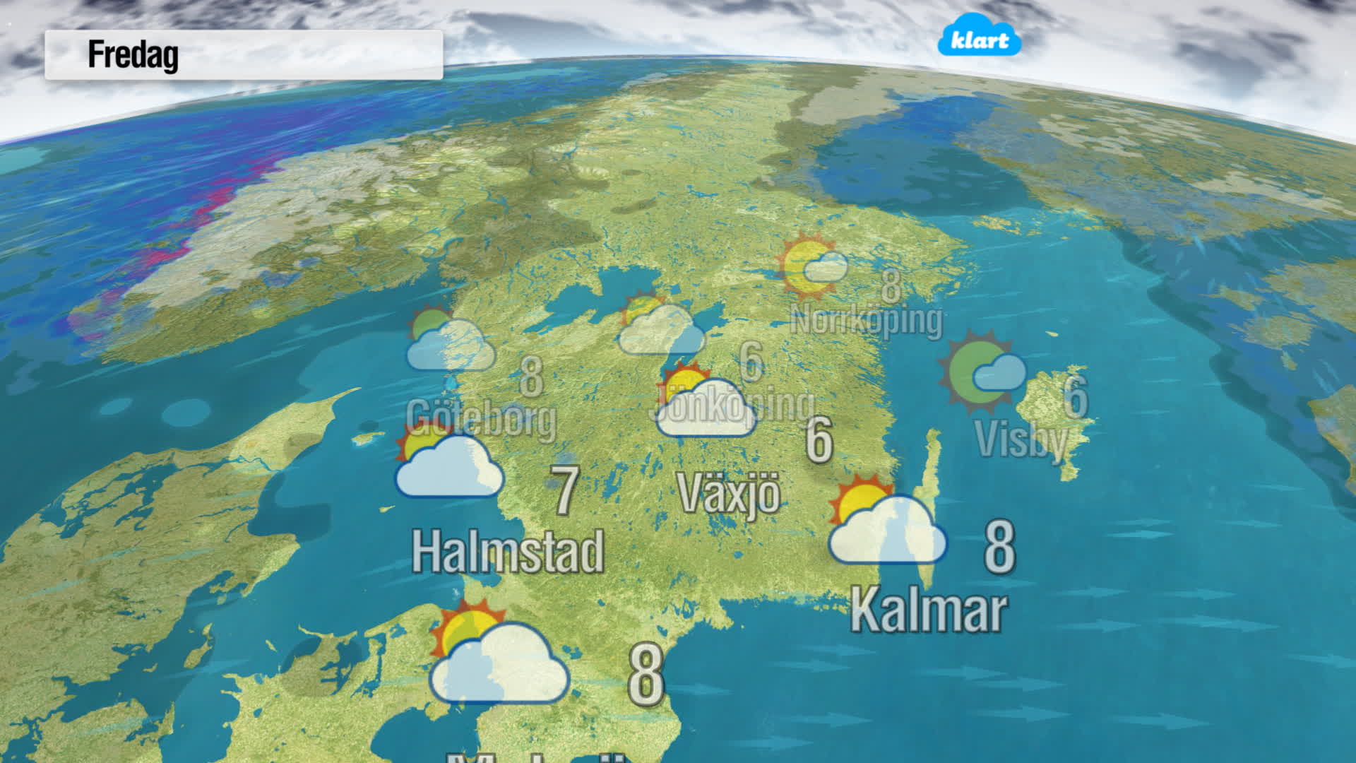 Dagens väder – fredagen 21 februari
