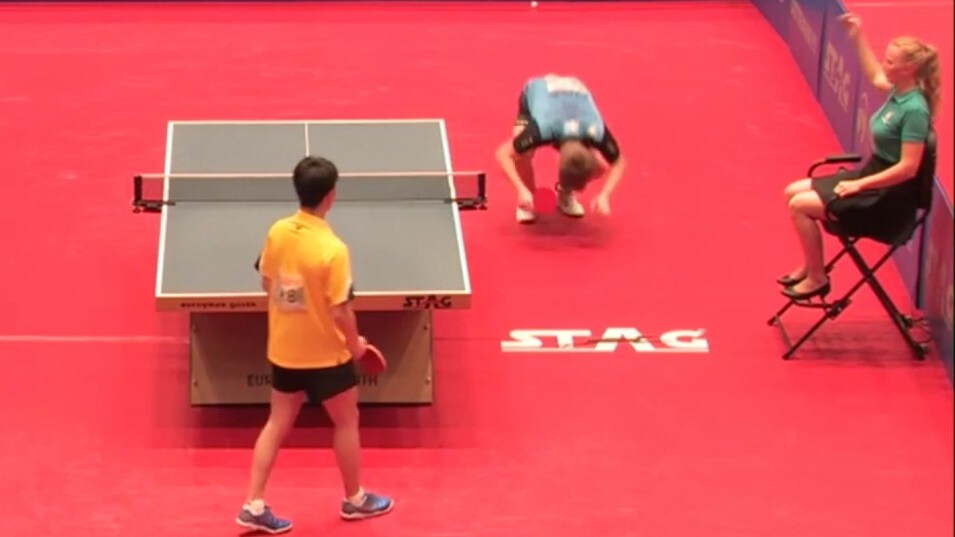 Svenskens glädjevrål efter EM-guldet