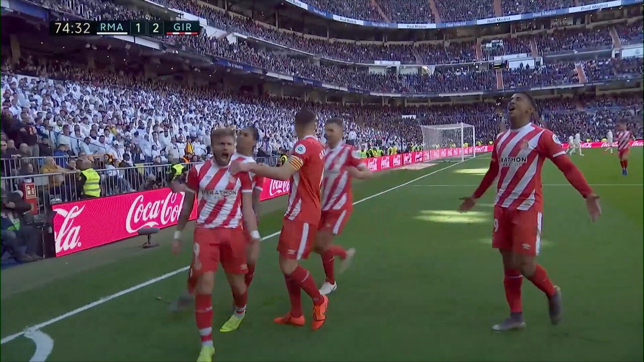 Girona chockade Real Madrid på Bernabeu