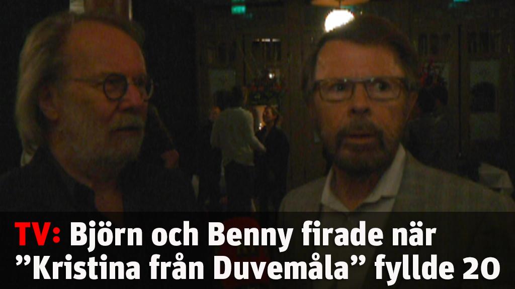 Björn och Benny firade när "Kristina från Duvemåla" fyllde 20