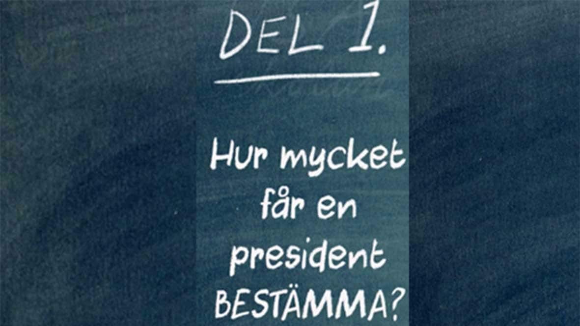 USA-skolan: Hur mycket makt har presidenten?