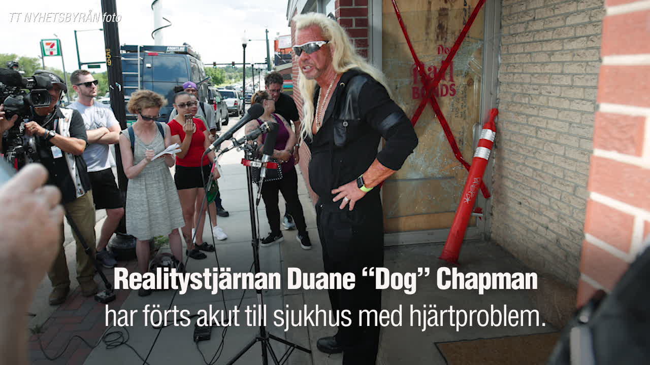 ”Dog the bounty hunter” förd akut till sjukhus