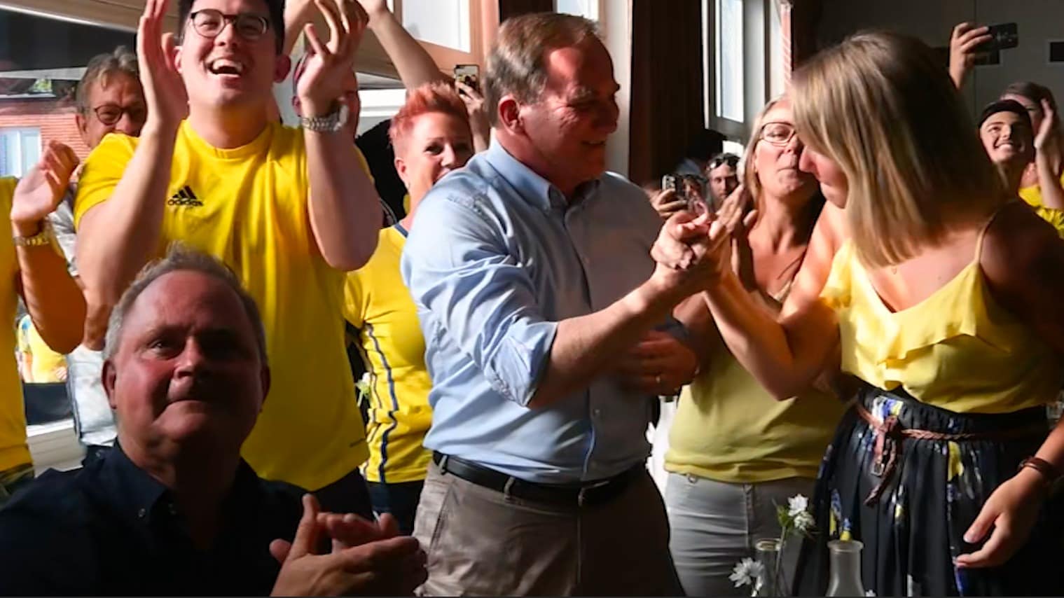 Se statsministerns segerjubel