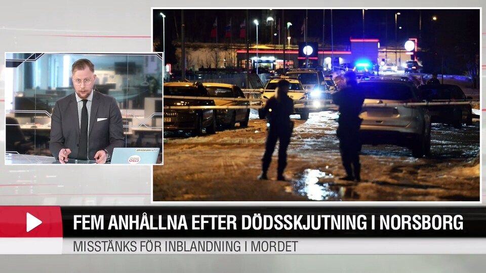 Fem anhållna efter dödsskjutning i Norsborg