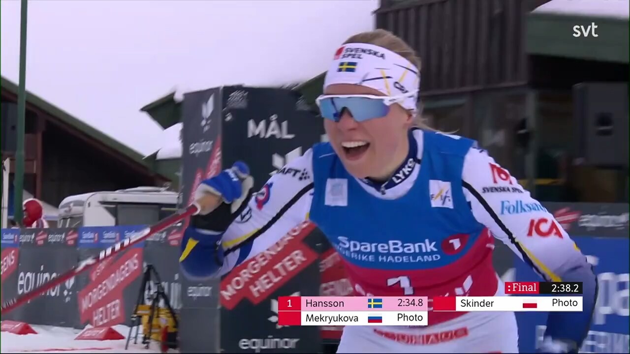 Här kör Moa Hansson hem VM-guldet