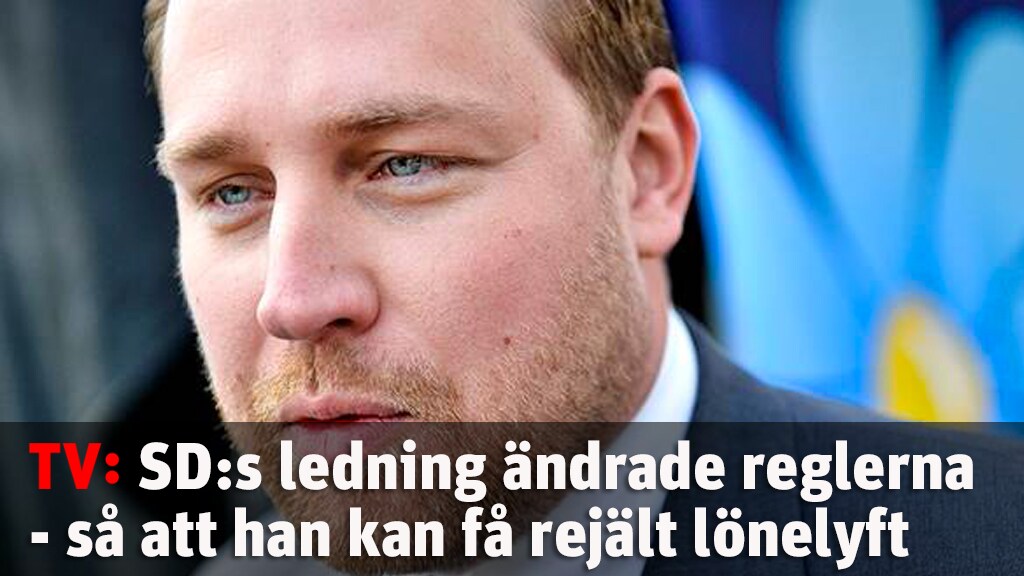 SD:s ledning ändrade reglerna - så att han kan få rejält lönelyft