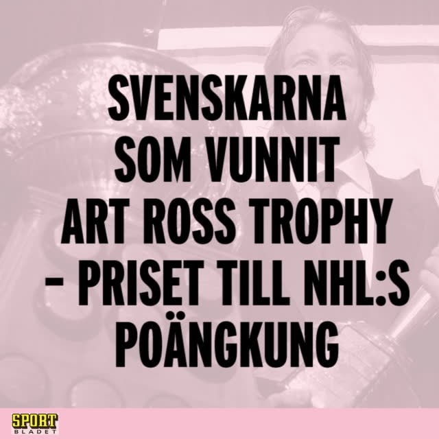 Svenskarna som vunnit NHL:s poängliga