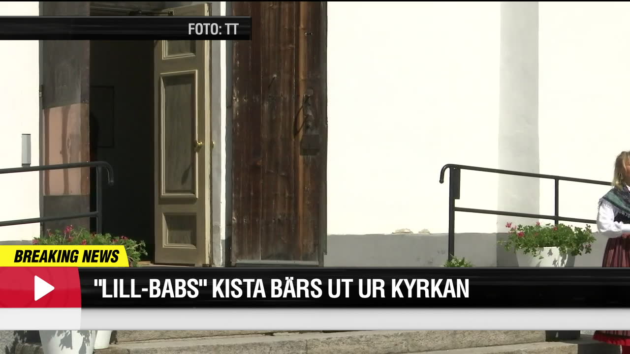 Lill-Babs förs till sista vilan