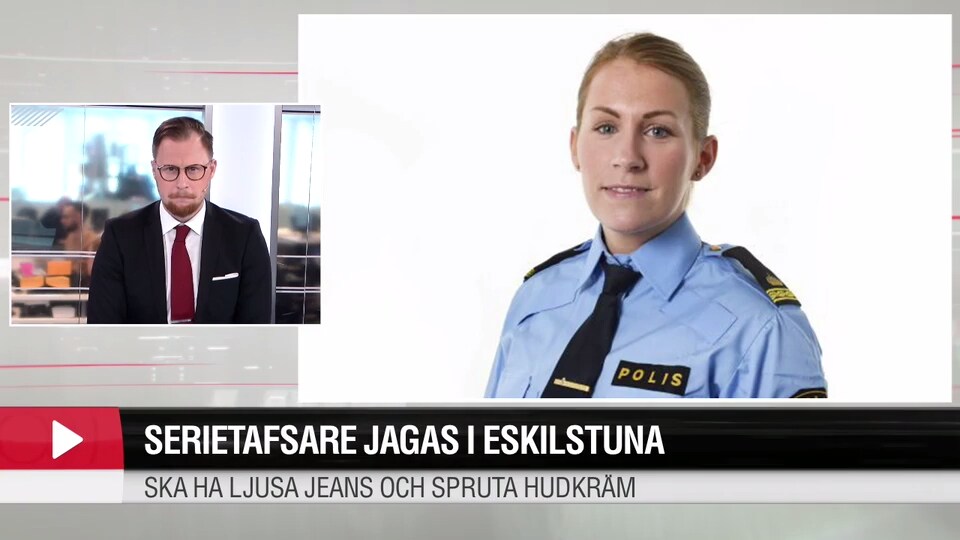 Serietafsare jagas i Eskilstuna