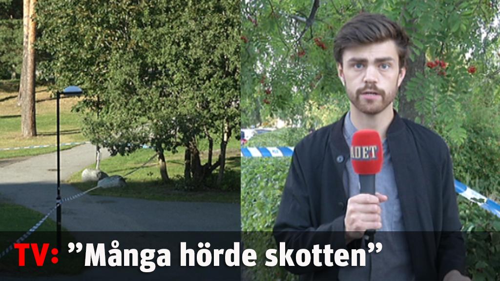 "Många hörde skotten"