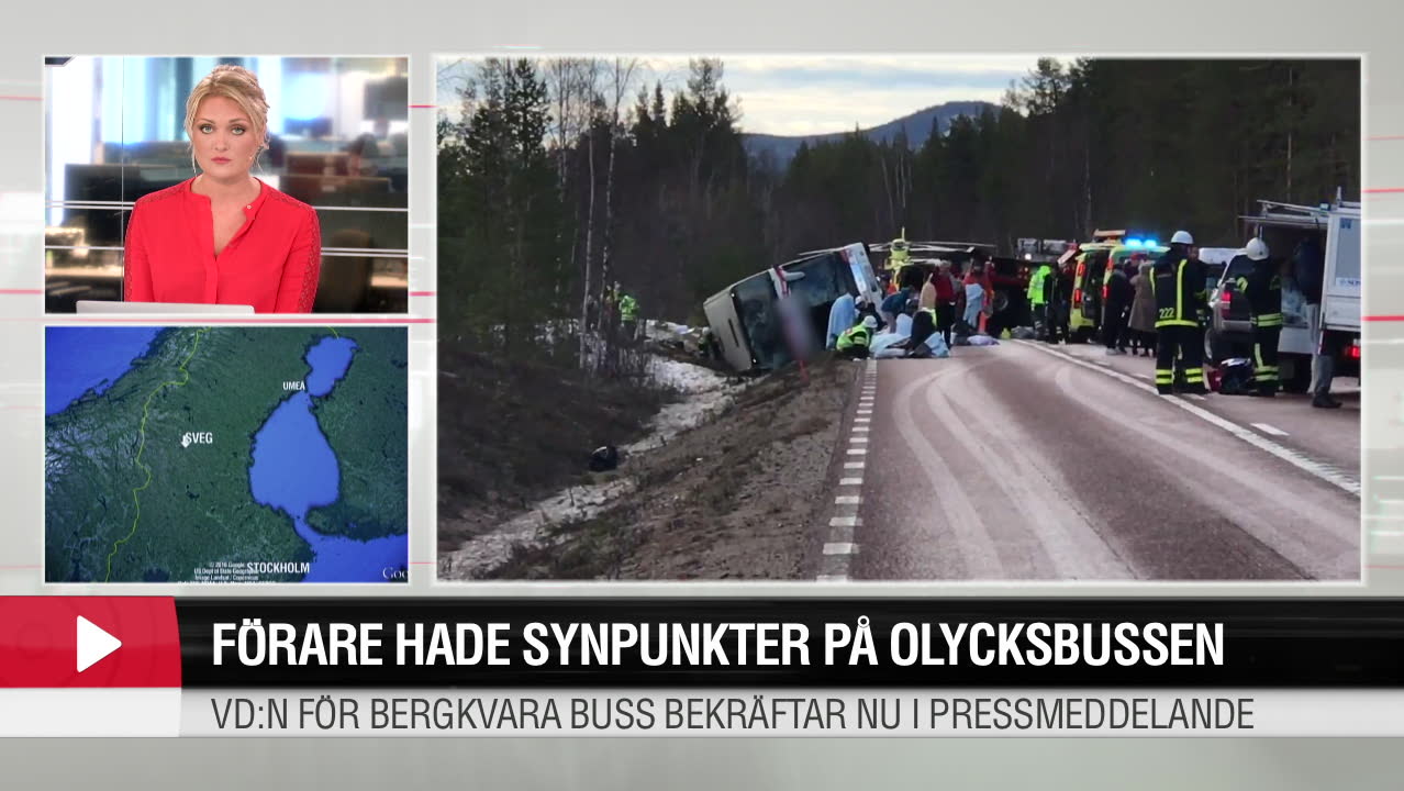Förare hade synpunkter på olycksbussen