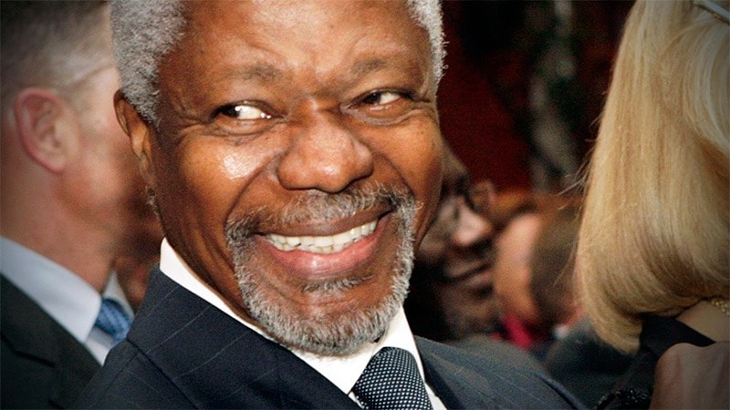 Kofi Annan är död