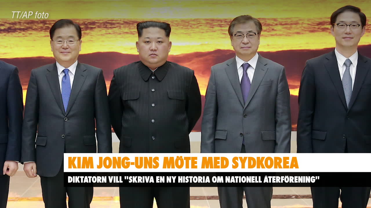 Kim Jong-uns möte med Sydkorea