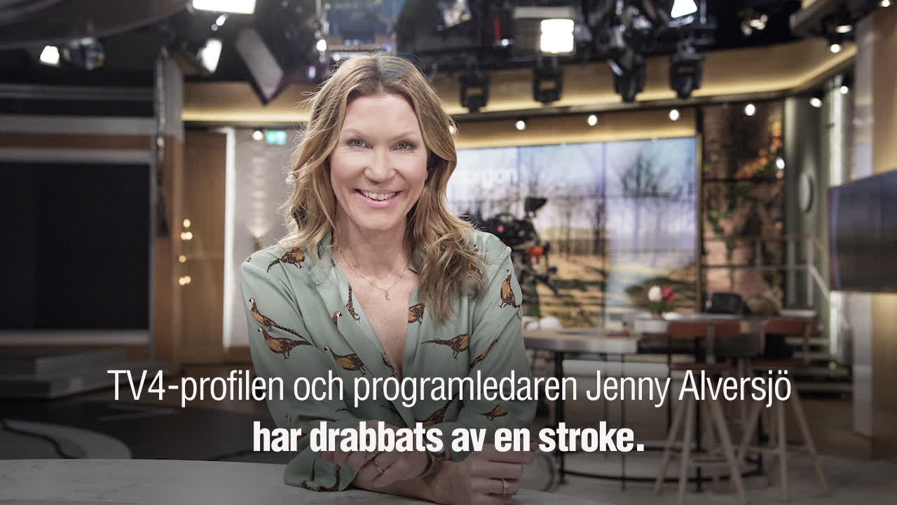 Jenny Alversjö: Jag har fått en hjärnblödning
