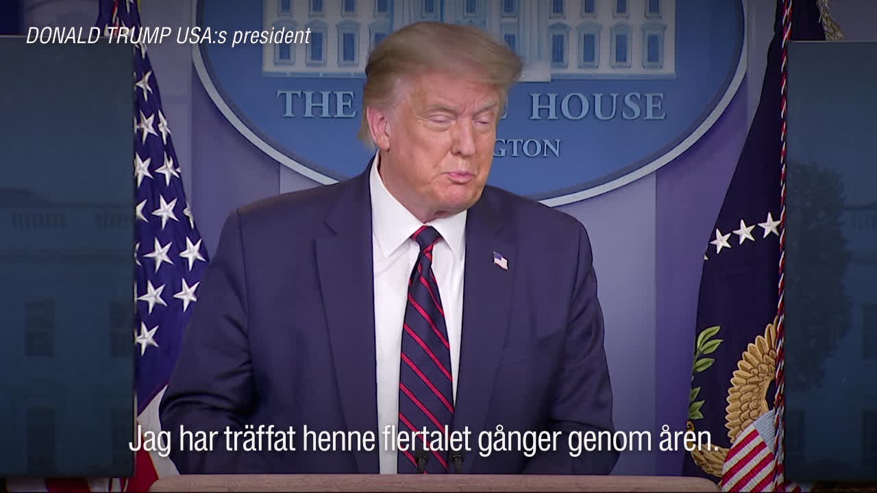 Trump om Maxwell: &quot;Önskar henne bara väl&quot;
