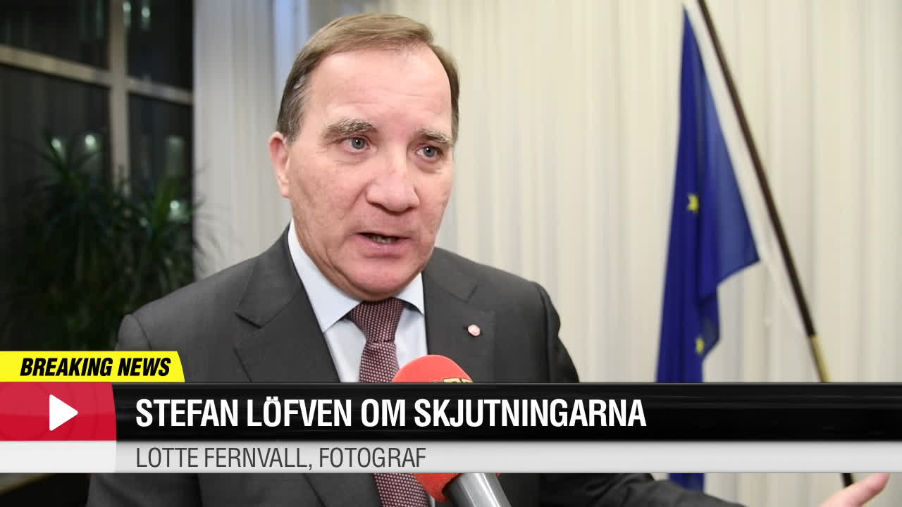 Statsminister Stefan Löfven om senaste tidens skjutningar