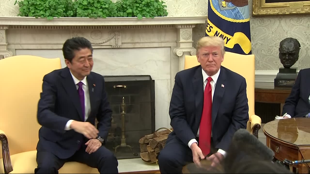 Trump har träffat Japans premiärminister