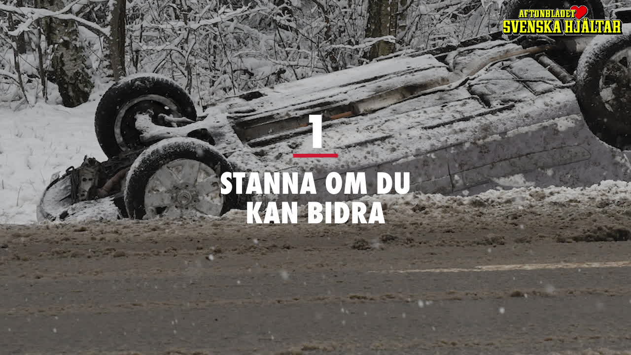 6 tips – så kan du hjälpa vid en trafikolycka