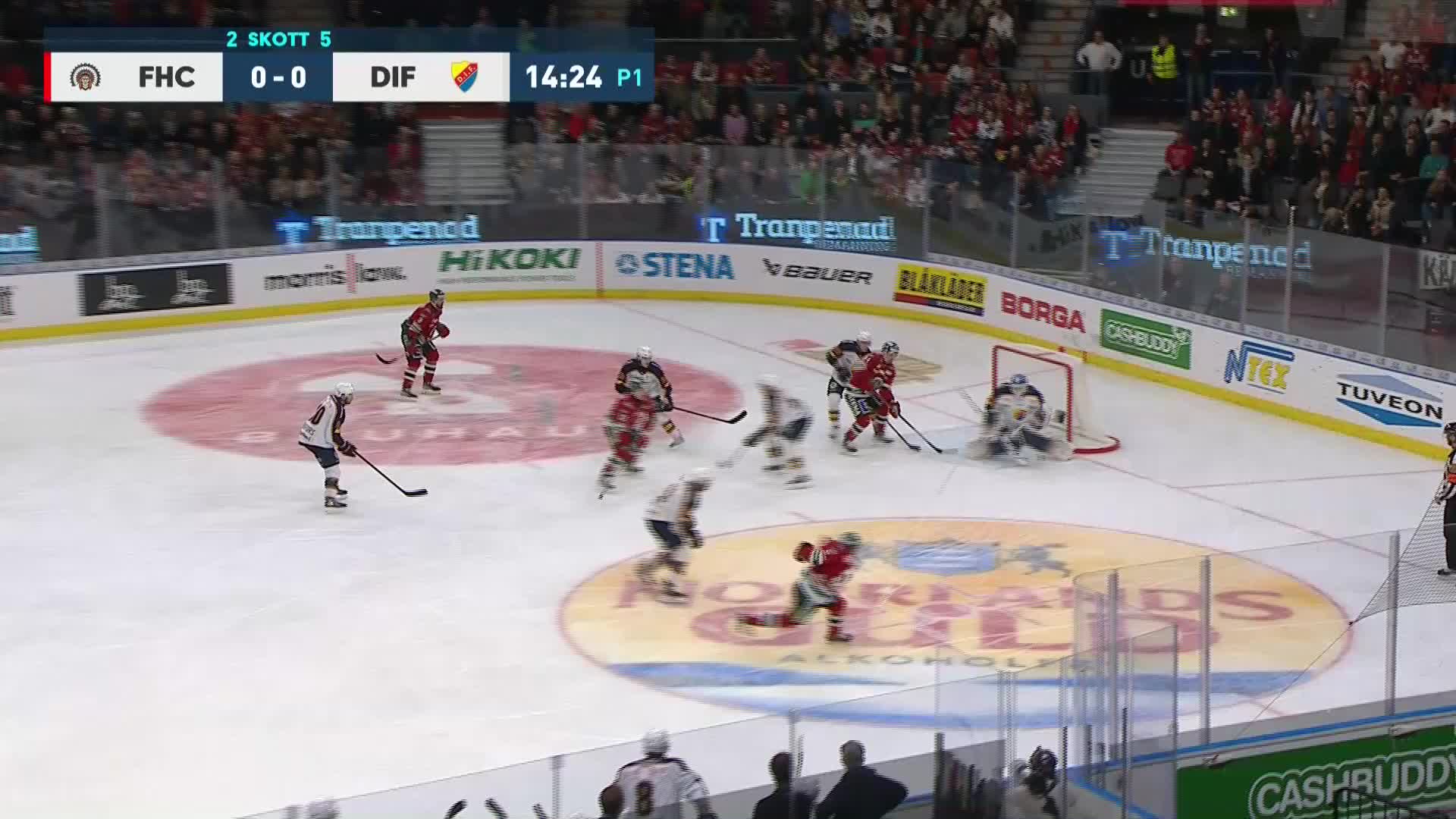 Frölunda vann mot krisande Djurgården