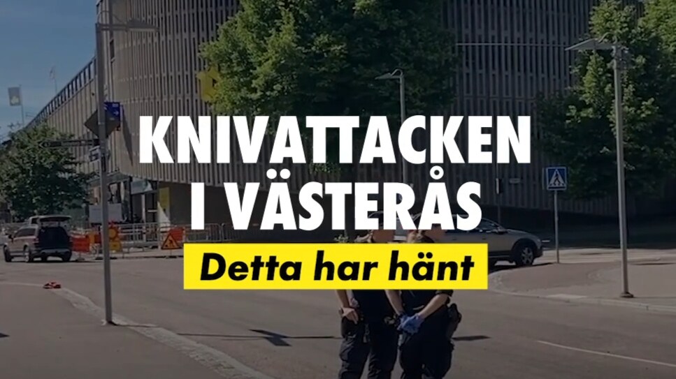 Knivattacken i Västerås - detta har hänt